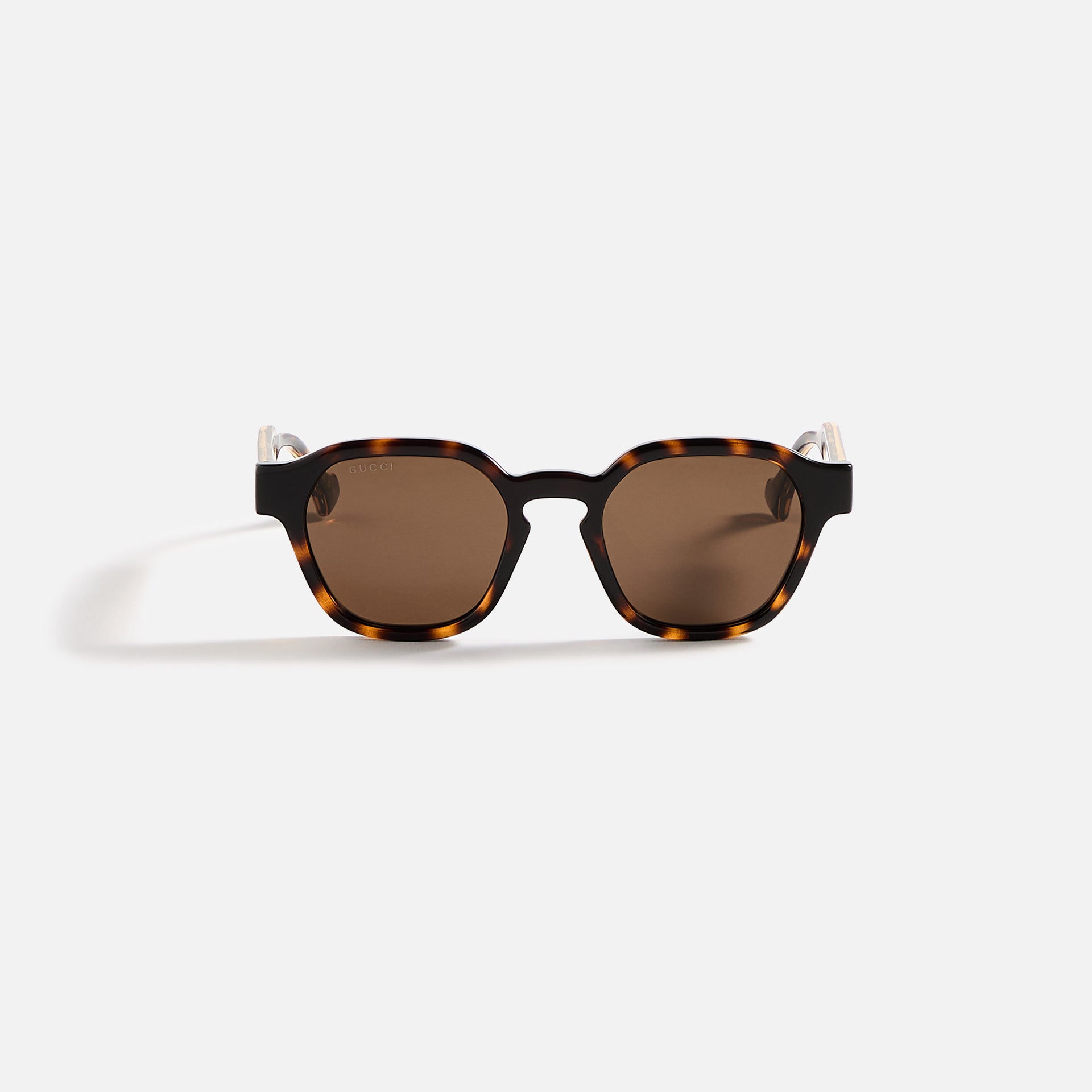 Gucci Round Sunglasses - Havana