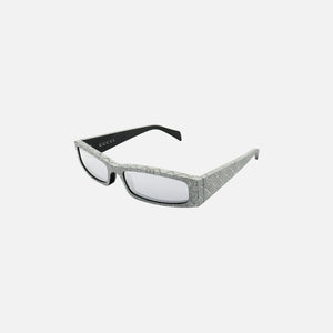 Gucci Rectangular GG Frame - Silver Crystal