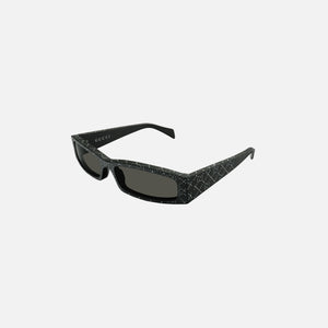 Gucci Rectangular GG Frames - Black Crystal