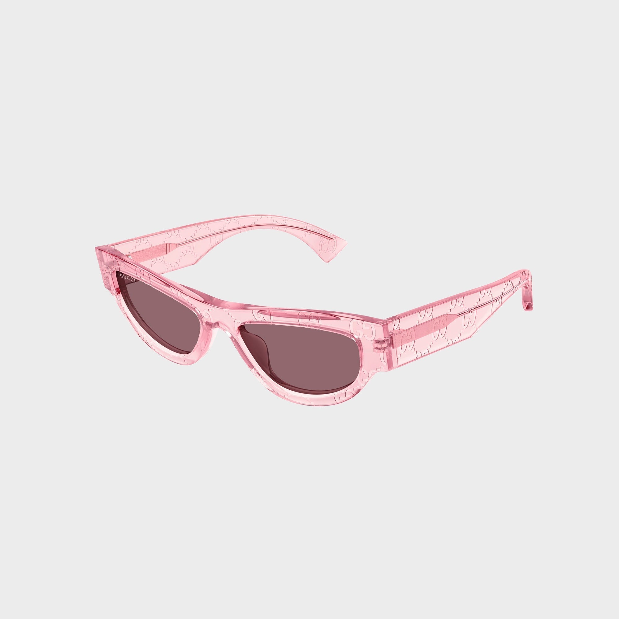 Gucci GG2074S Square Frame Sunglasses - Silver / Grey – Kith