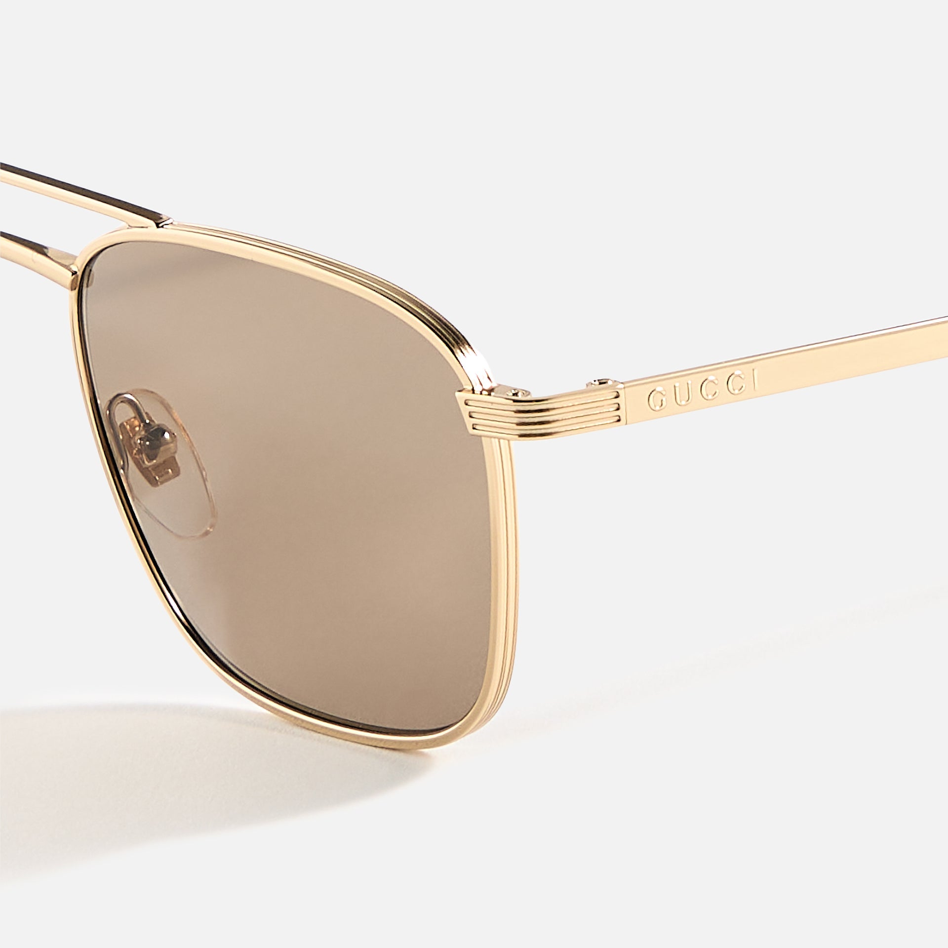 Gucci Rectangular Frames - Gold