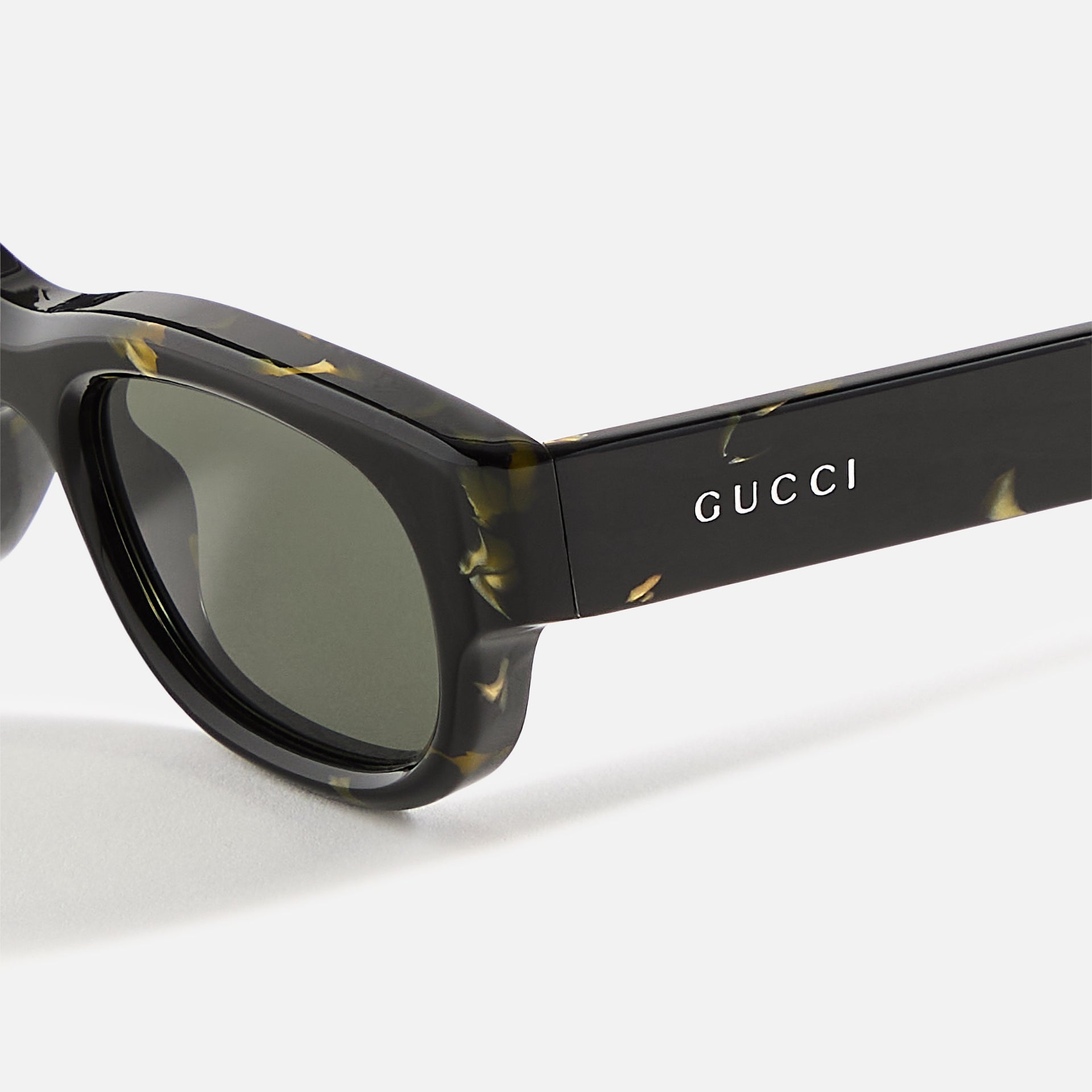 Gucci Transparent Rectangular Frames - Black