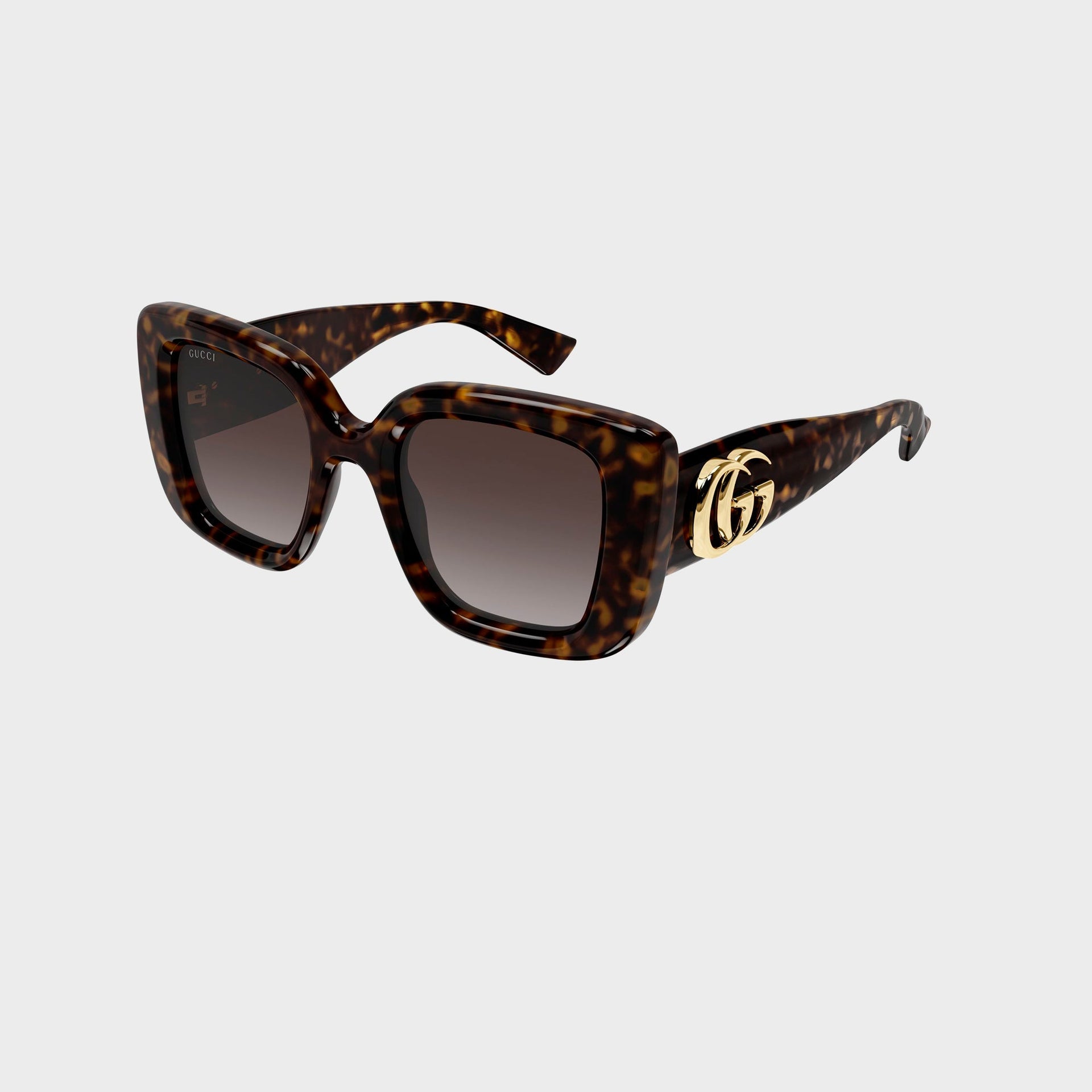 Gucci Butterfly Frame Sunglasses - Havana / Brown