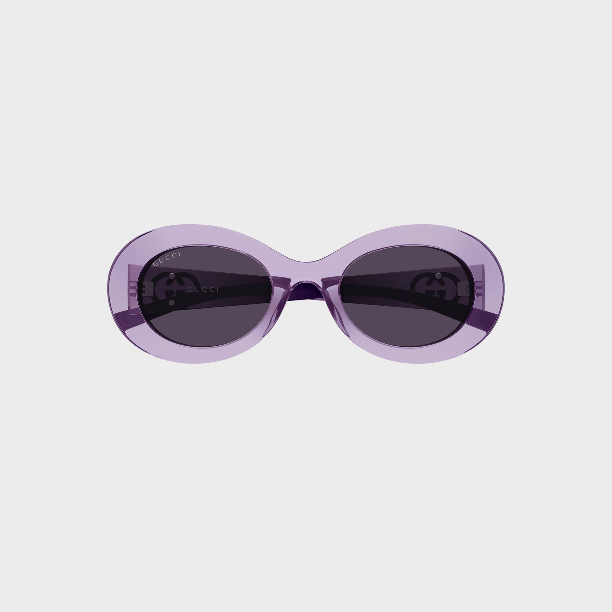 Gucci Oval Frame Sunglasses - Violet – Kith