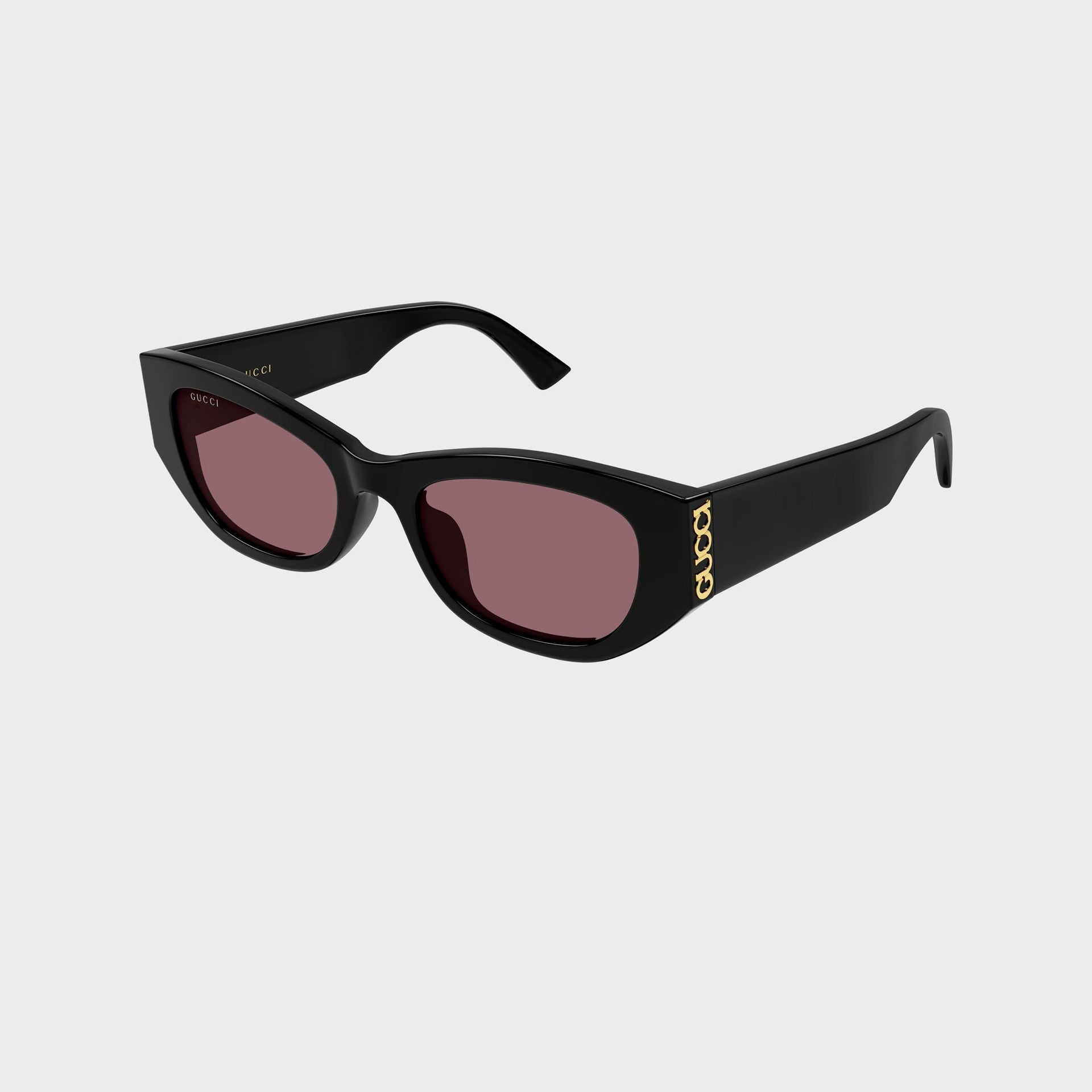 Gucci Recycled Acetate Sunglasses - Black / Red
