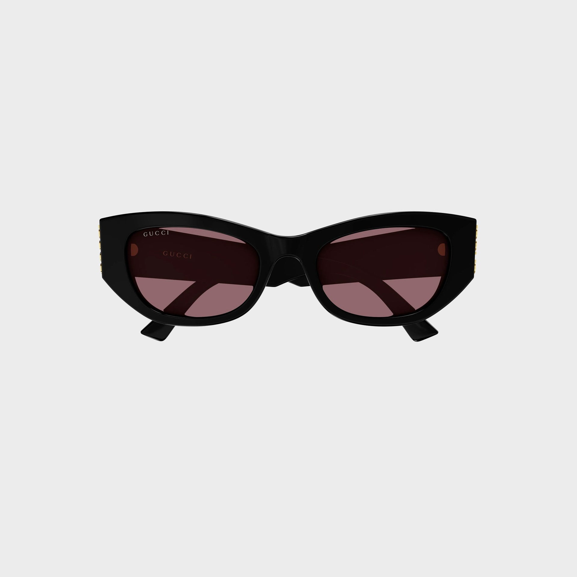 Gucci Recycled Acetate Sunglasses - Black / Red