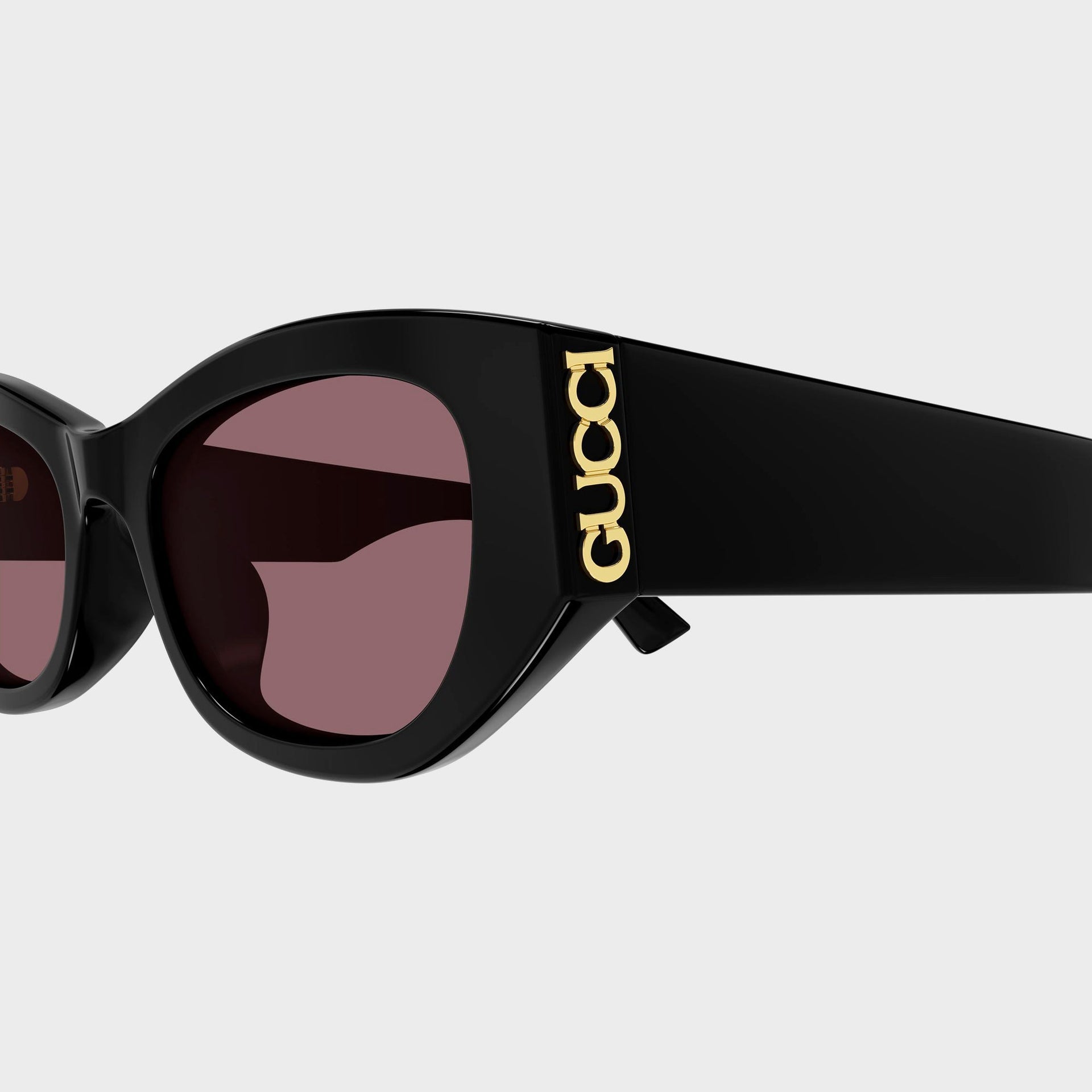 Gucci Recycled Acetate Sunglasses - Black / Red