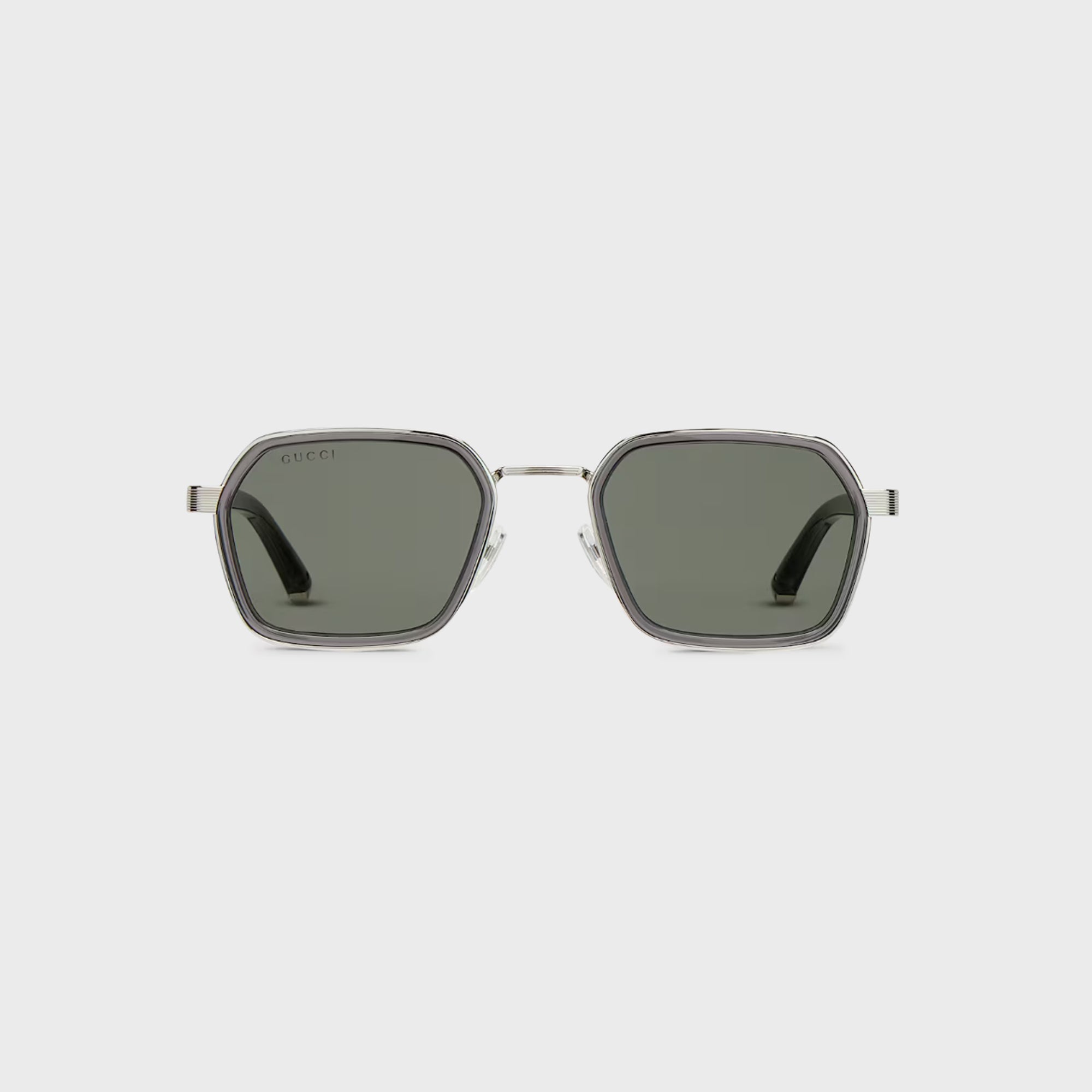 Gucci Leonie Interlocking G Mask Sunglasses - Light Blue / Light