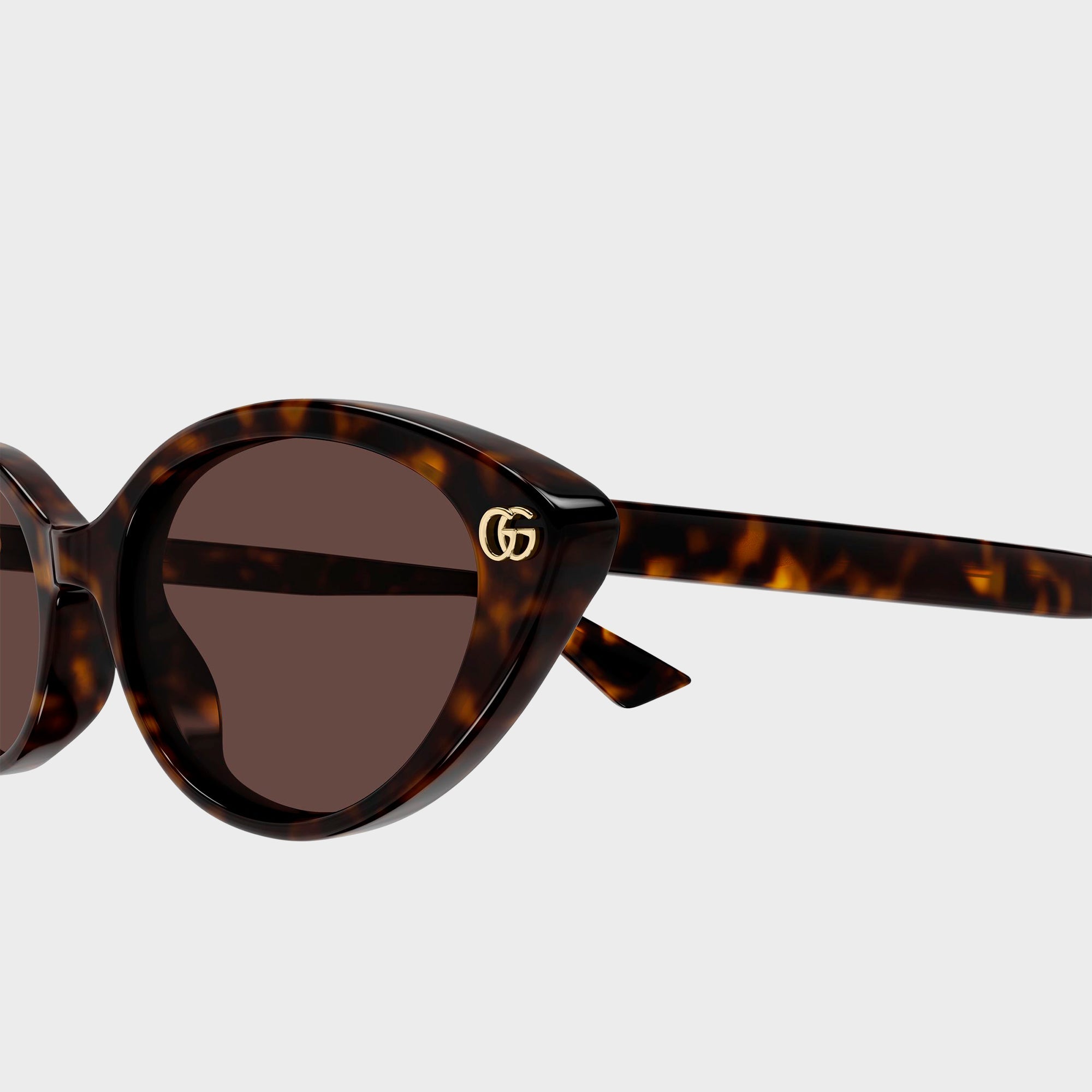 Gucci GG2110S Cat-Eye Sunglasses - Havana / Brown – Kith