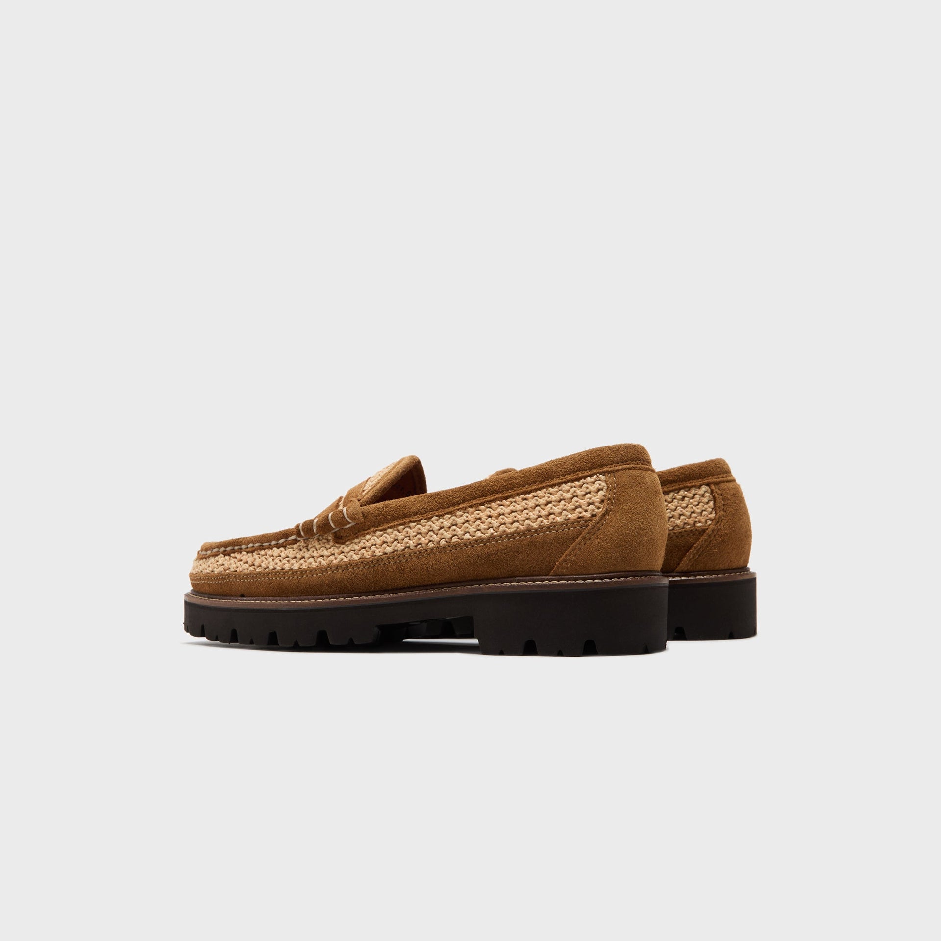 G.H. Bass x Corridor Larson Raffia Loafer - Tan Combo