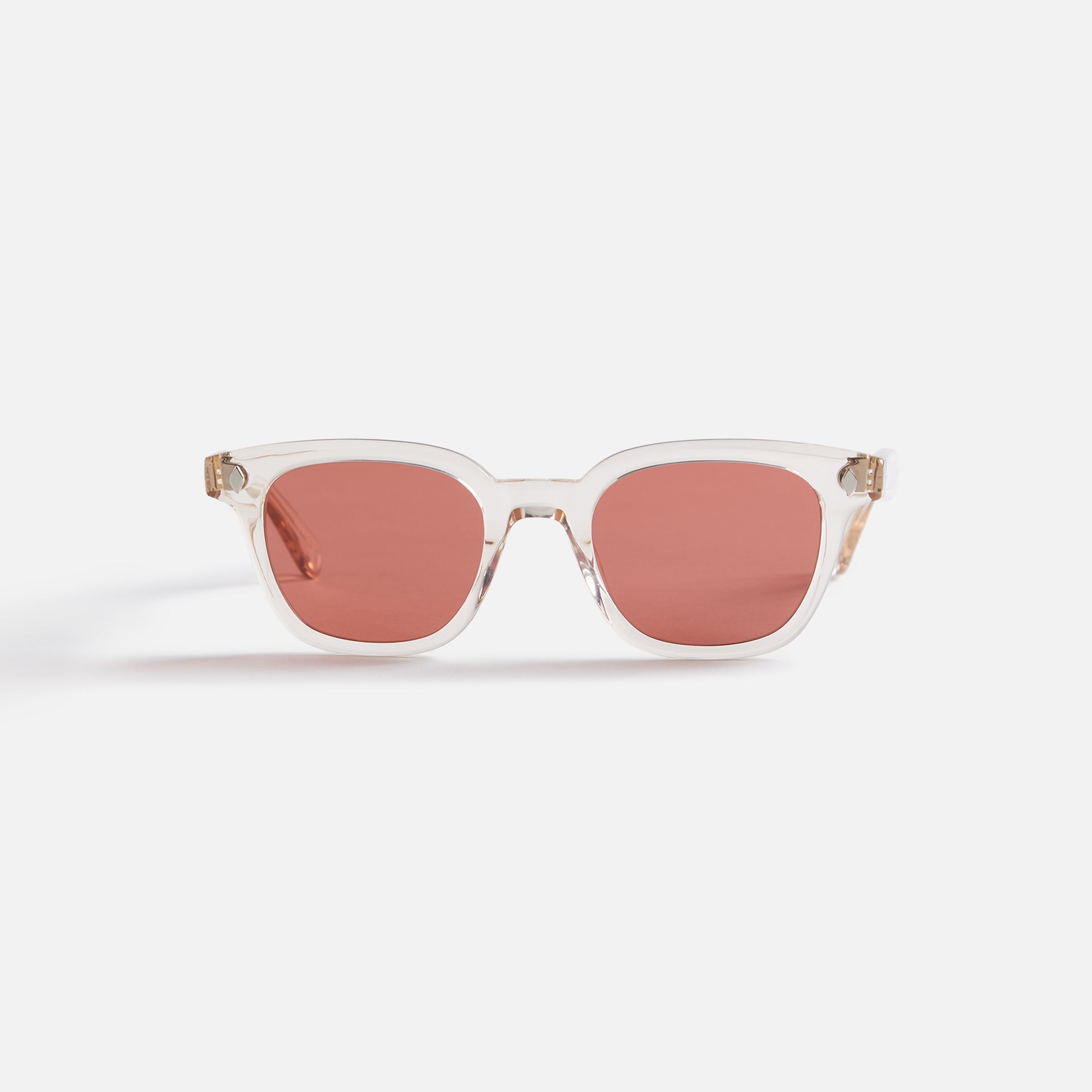 Garrett Leight Vgarrett Leight Broadway Sunglass - Prosecco / Semi Flat Pure Rosewood