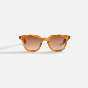 Garrett Leight Broadway Sunglass - Ember Tortoise / Semi Flat Auburn Gradient