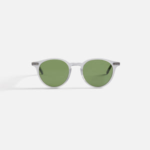 Garrett Leight Clune 2047 Sunglass - Celestite / Semi Flat Pure Green