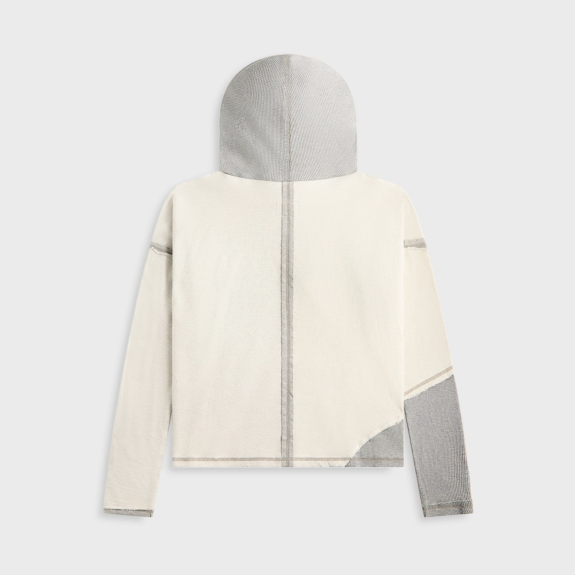 Greg Lauren Reverse Hoodie - Grey