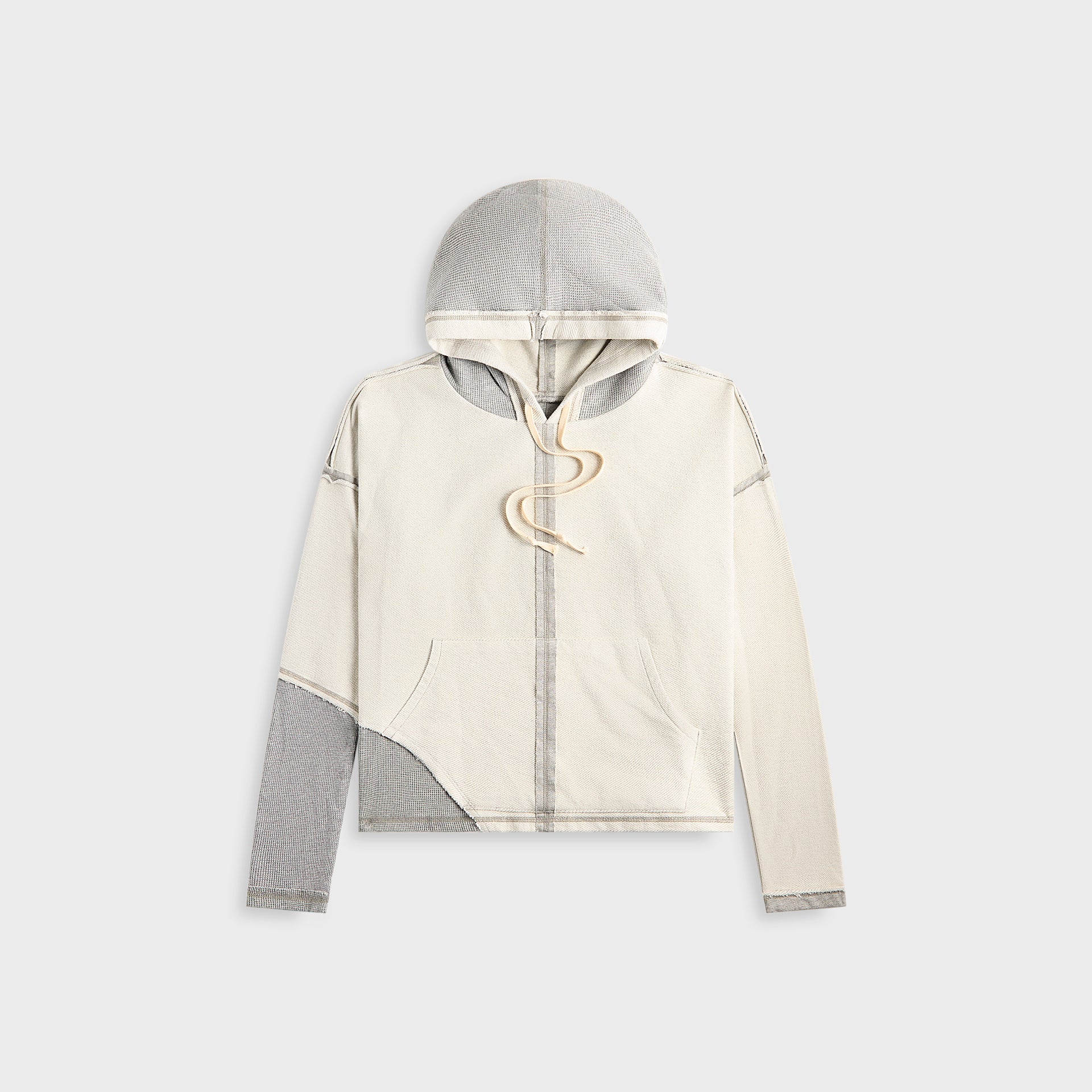 Greg Lauren Reverse Hoodie - Grey