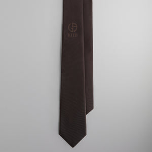 Kith & Giorgio Armani Jacquard Tie - Kindling