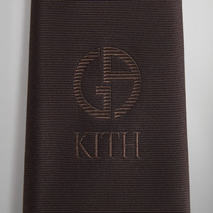 Kith & Giorgio Armani Jacquard Tie - Kindling