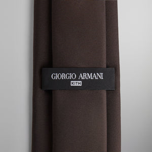 Kith & Giorgio Armani Jacquard Tie - Kindling