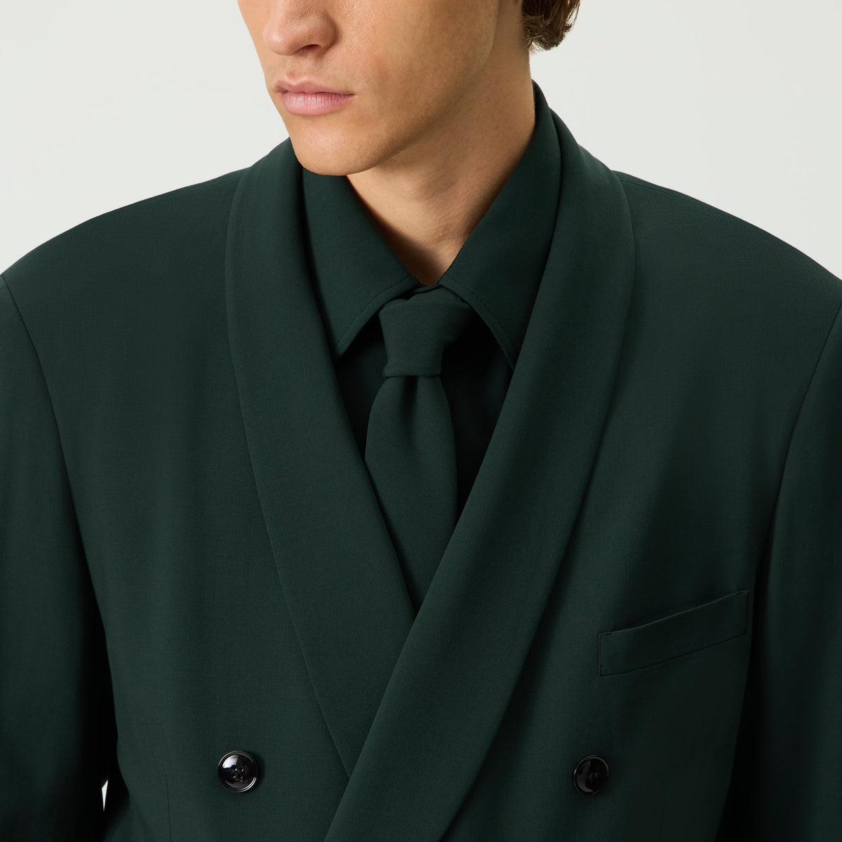 Giorgio Armani & Kith Ivy Wool Crepe Tie - Stadium