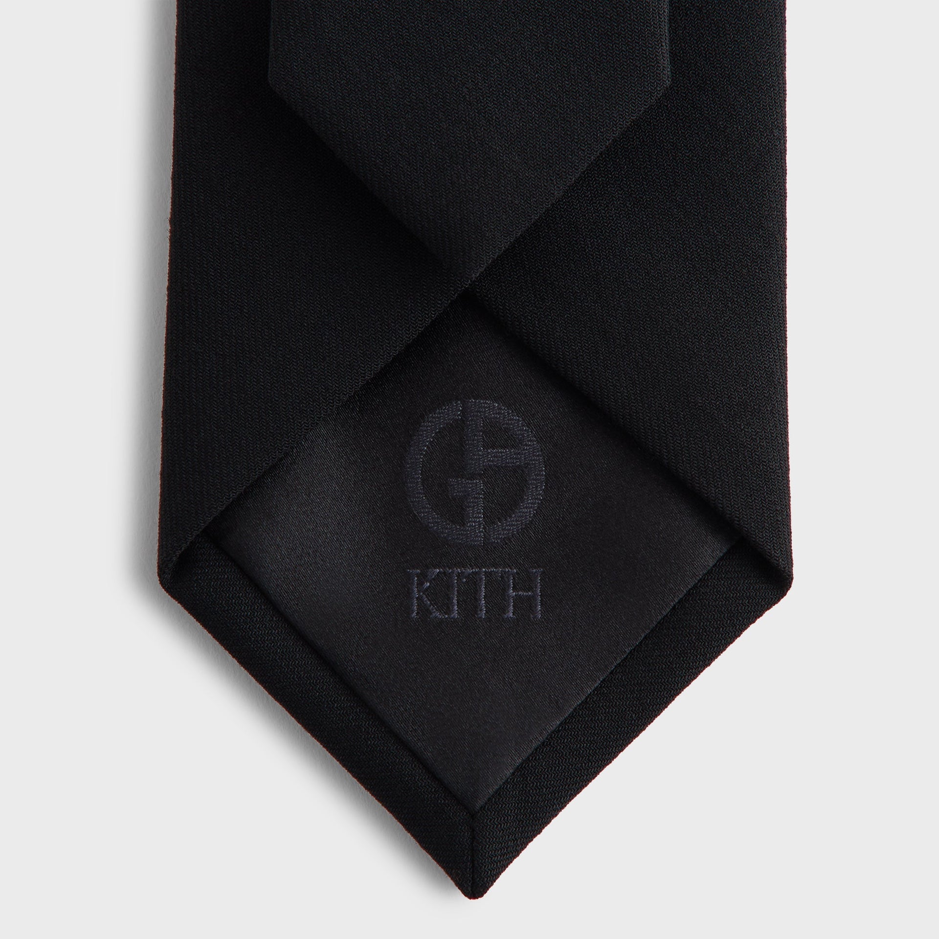 Giorgio Armani & Kith &Kin Milano Crepe Tie - Black