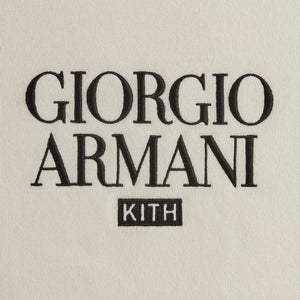 Kith & Giorgio Armani Classic Logo Cashmere Sweater - Sandrift