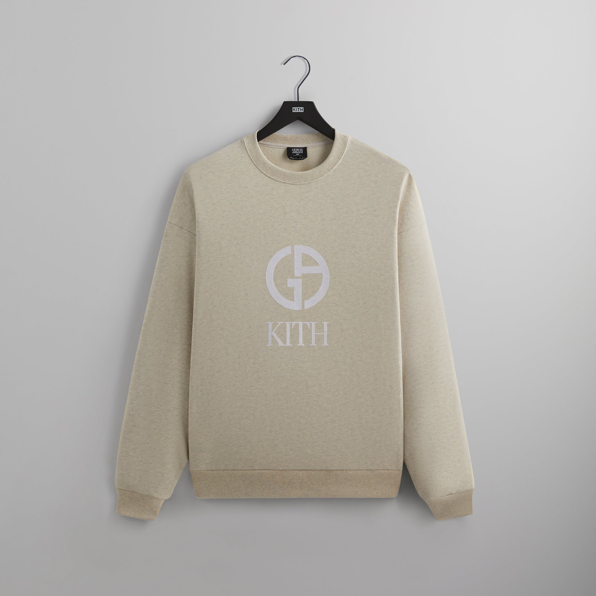 Kith & Giorgio Armani Nelson Crewneck - Light Grey