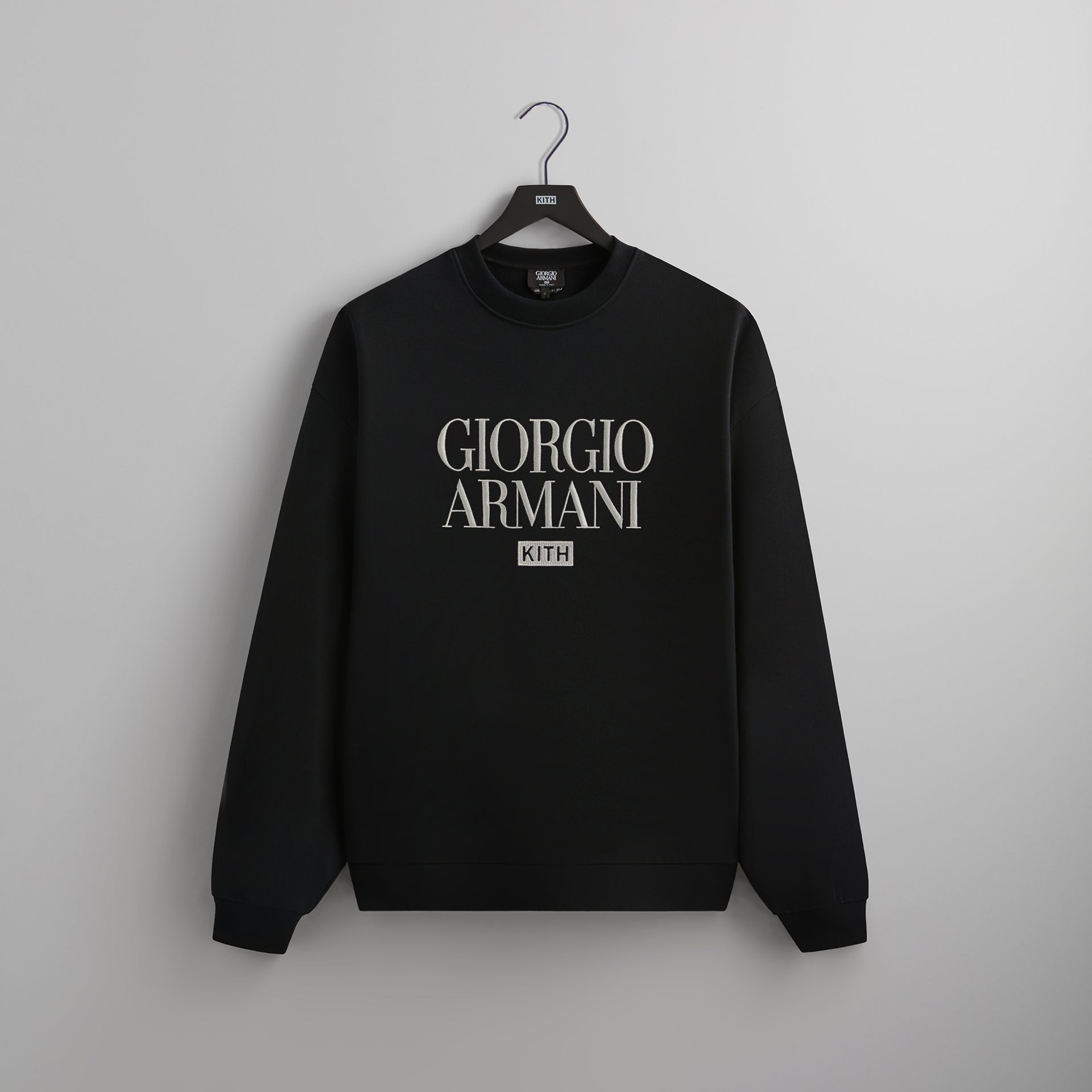 Kith & Giorgio Armani Nelson Crewneck - Black