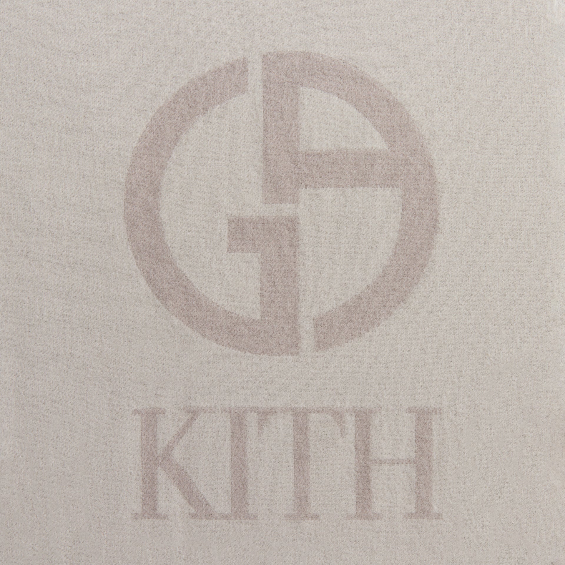 Kith & Giorgio Armani Logo Scarf - Sandrift