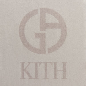 Kith & Giorgio Armani Logo Scarf - Sandrift