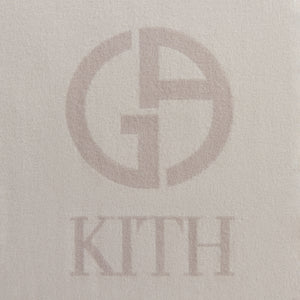 Kith & Giorgio Armani Logo Scarf - Sandrift