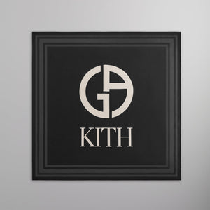 Kith & Giorgio Armani Logo Bandana - Black PH