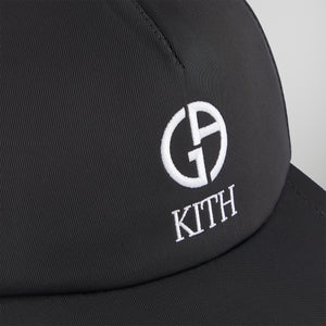 Kith & Giorgio Armani Pinch Crown Hat - Black