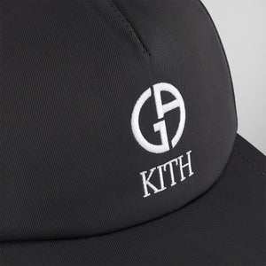 Kith & Giorgio Armani Pinch Crown Hat - Black PH