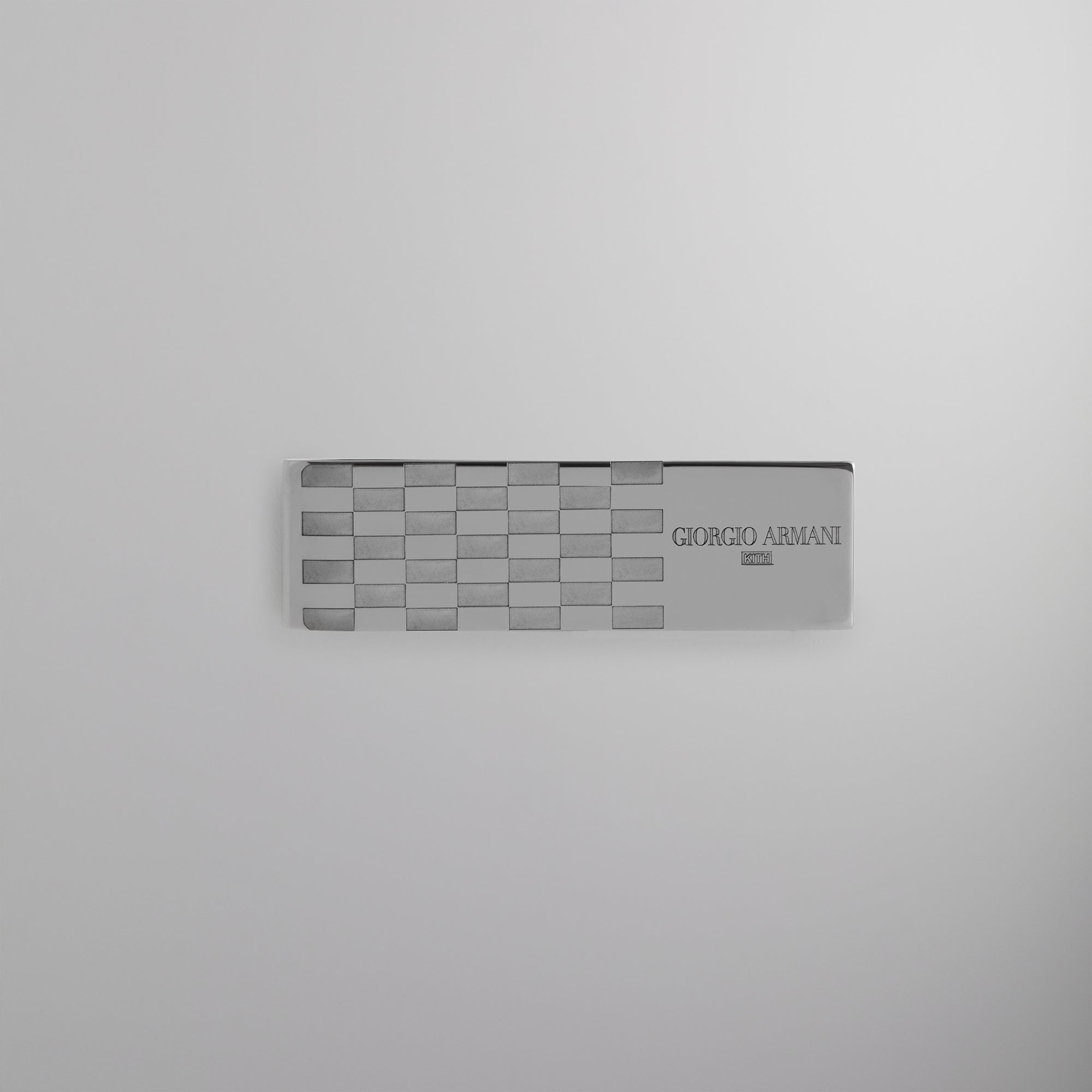 Kith Giorgio Armani Money Clip Gunmetal