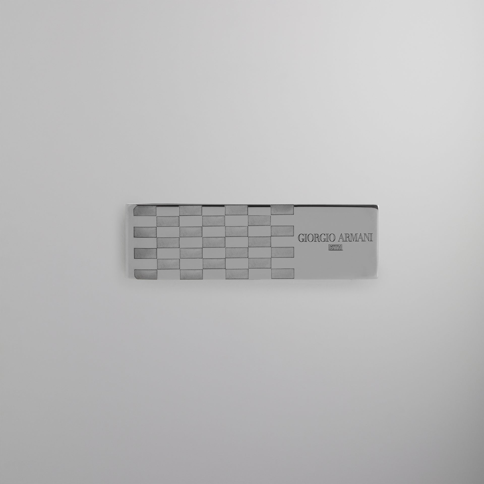 Kith & Giorgio Armani Money Clip - Gunmetal