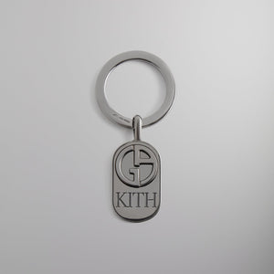 Kith & Giorgio Armani Key Ring - Gunmetal PH