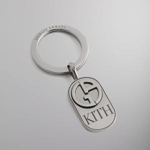 Kith & Giorgio Armani Key Ring - Gunmetal PH