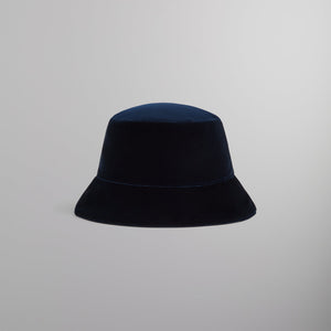 Kith & Giorgio Armani Velour Bucket Hat - Nocturnal PH