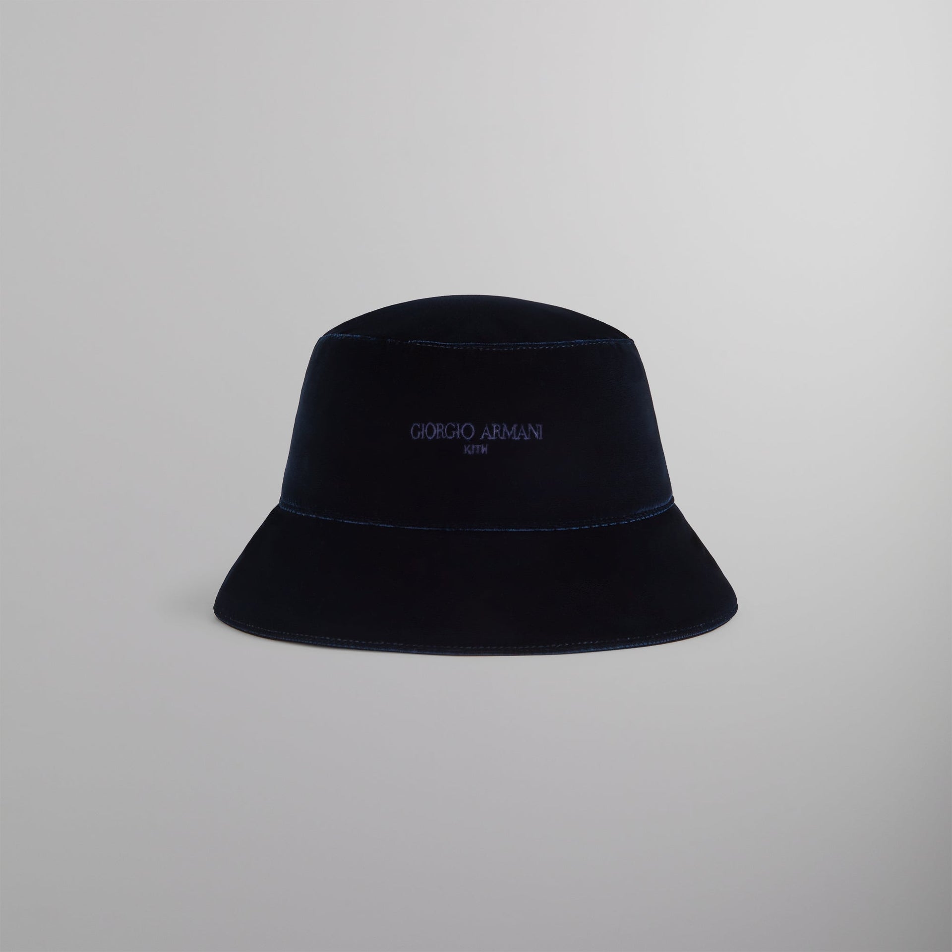 Kith & Giorgio Armani Velour Bucket Hat - Nocturnal PH