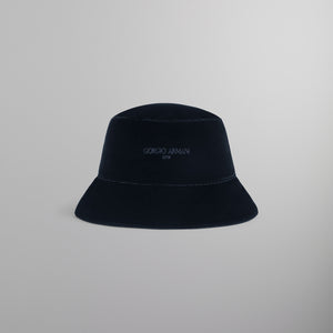 UrlfreezeShops & Giorgio Armani Velour Bucket Hat - Nocturnal