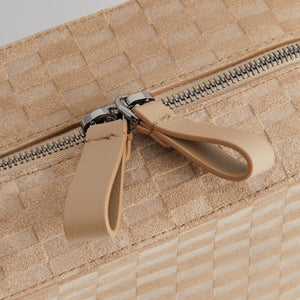 Kith & Giorgio Armani Monogram Suede Dopp Kit - Creme PH