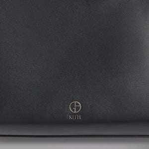 Kith & Giorgio Armani Monogram Leather Document Bag