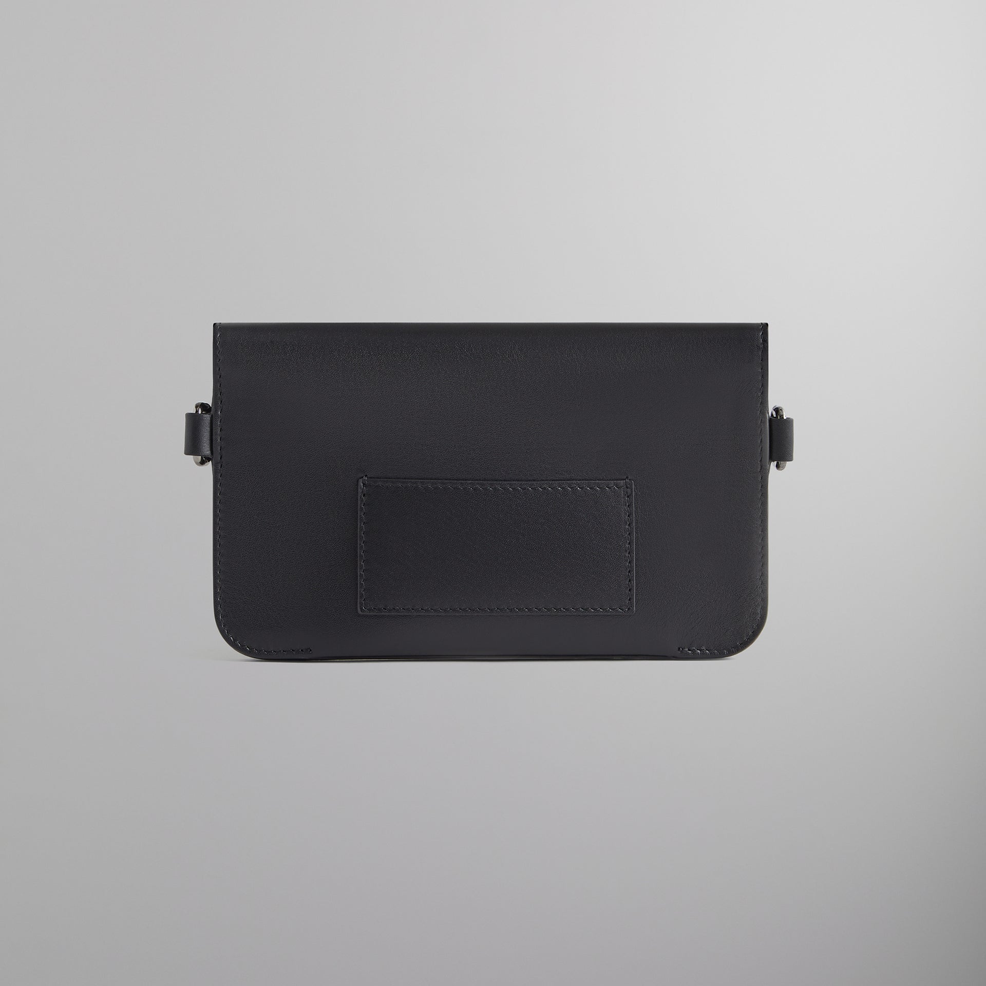 Kith & Giorgio Armani Leather Double Pouch - Black