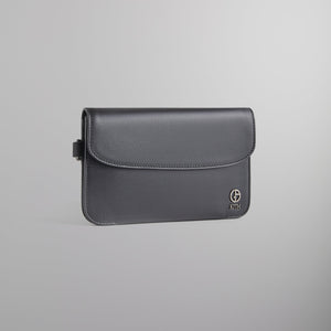 Kith & Giorgio Armani Leather Double Pouch - Black PH