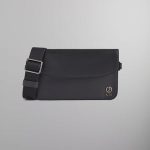 Kith & Giorgio Armani Leather Double Pouch - Black PH