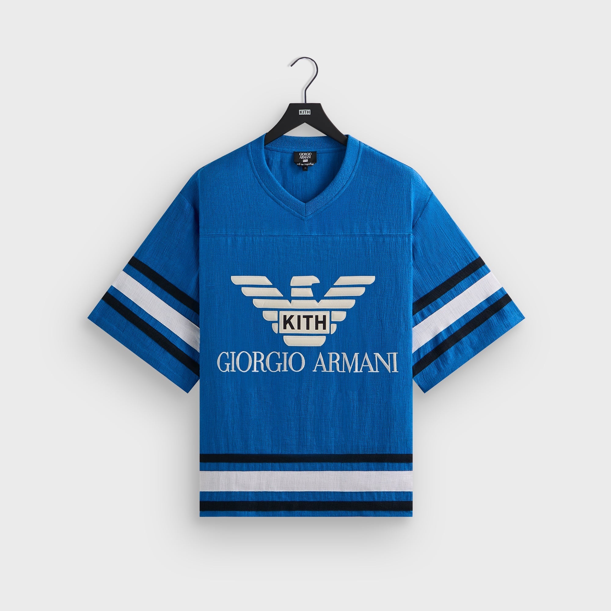 Kith x Giorgio Armani 国内買付 Open Weave Malik Jersey GM002518E17994S-Front_5f2828ae