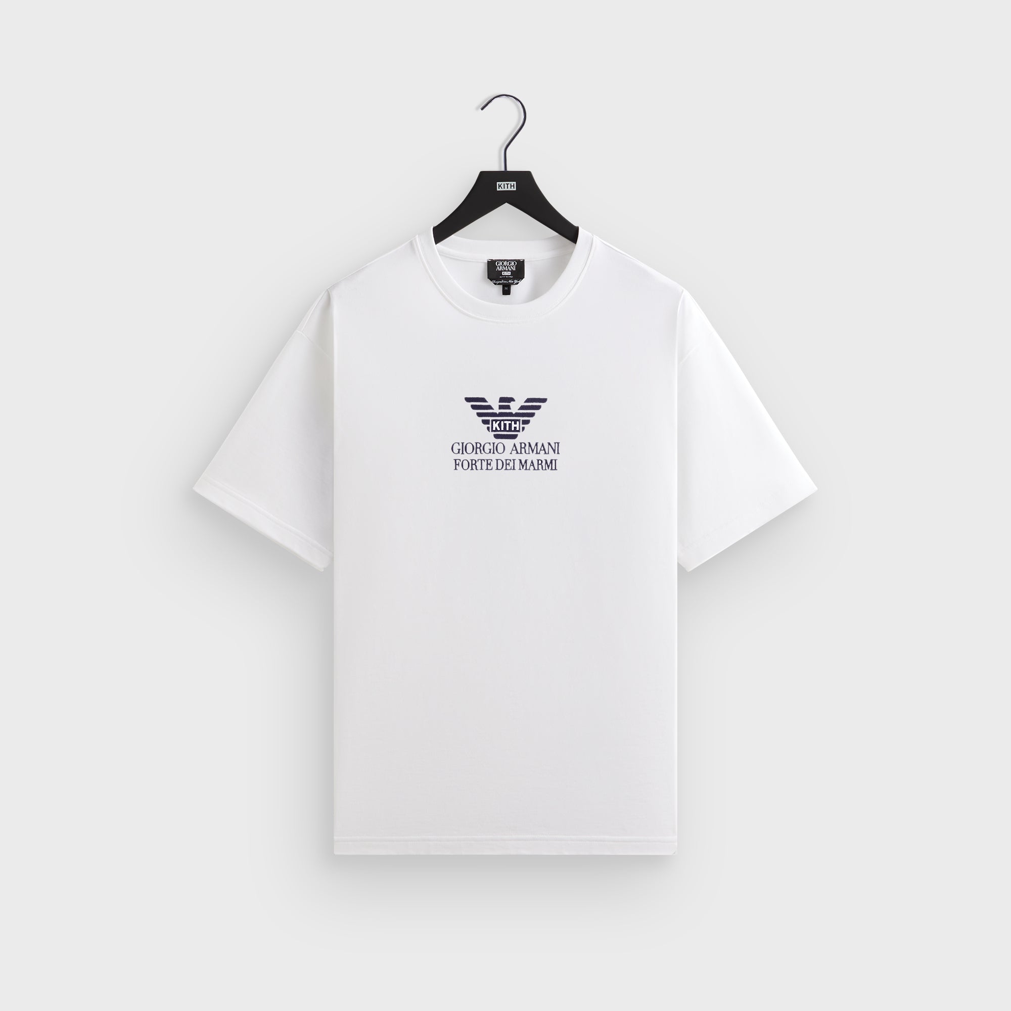 GIORGIO ARMANI × KITH コラボ Estate ロゴ 半袖Tシャツ Kith x Giorgio Armani Tee Black メンズ - FW24 - JP