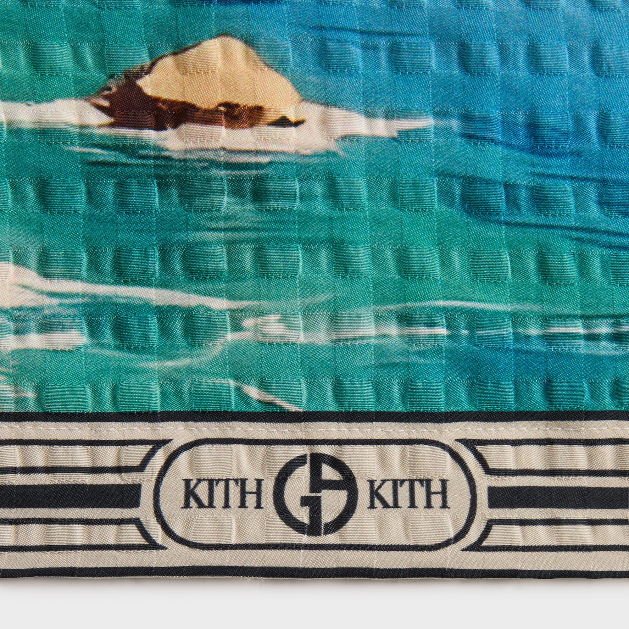 GIORGIO ARMANI × KITH コラボ Open Weave Malik 半袖Tシャツ Giorgio Armani & Kith Malibu Active Short - Multi