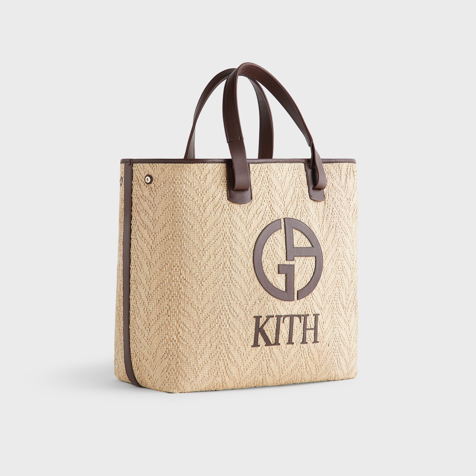 バッグ Kith Raffia Tote Bag Giorgio Armani & Kith Raffia Tote - Natural Raffia