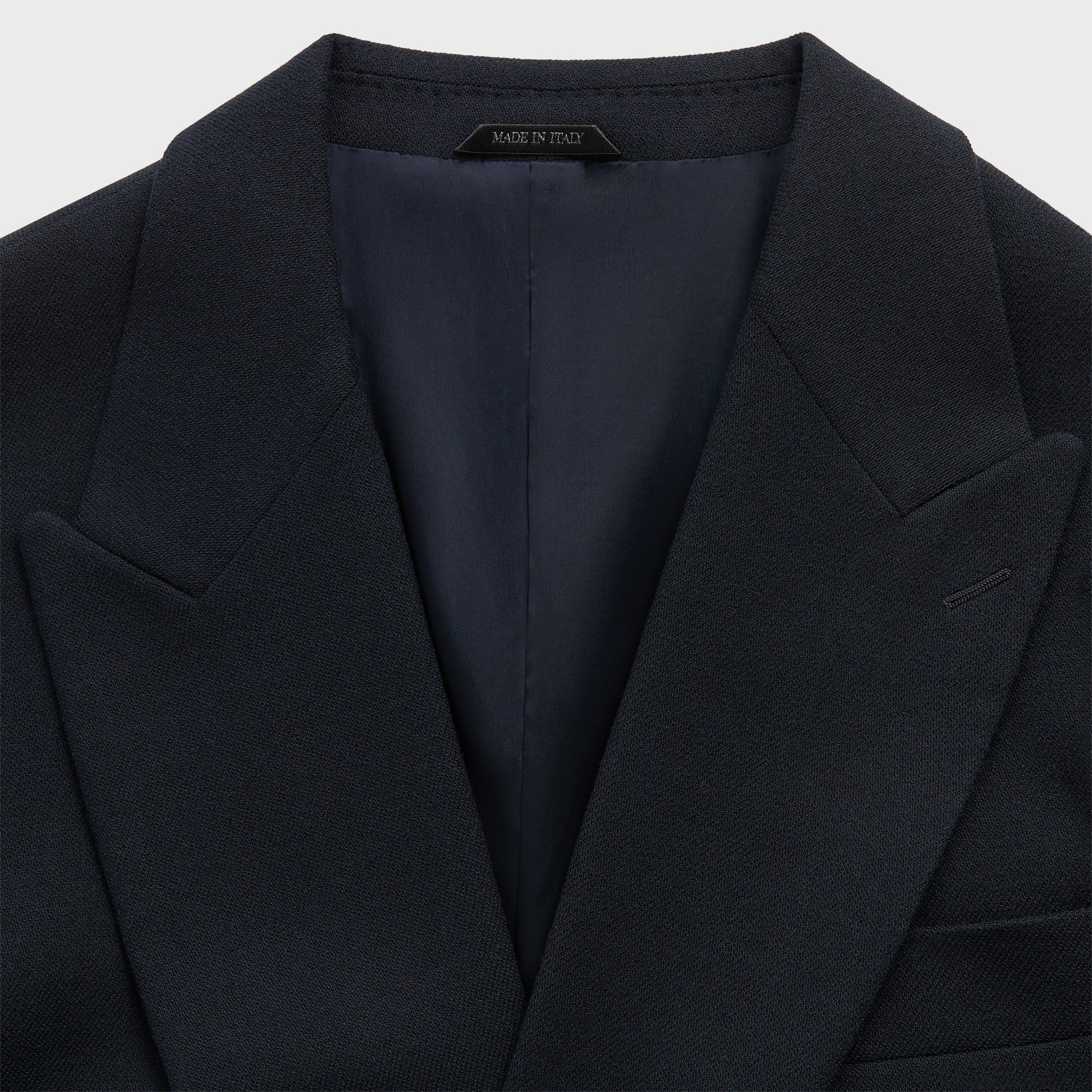 Giorgio Armani & Kith &Kin The Traveller Virgin Wool Double-Breasted Jacket - Ink - PH